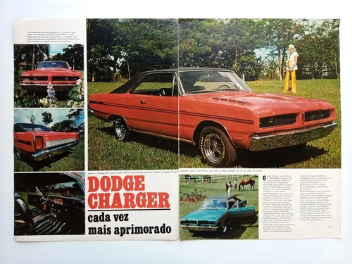 Dodge Charger Rt 1973 Materia De Revista Ideal Para Poster Mercado Livre