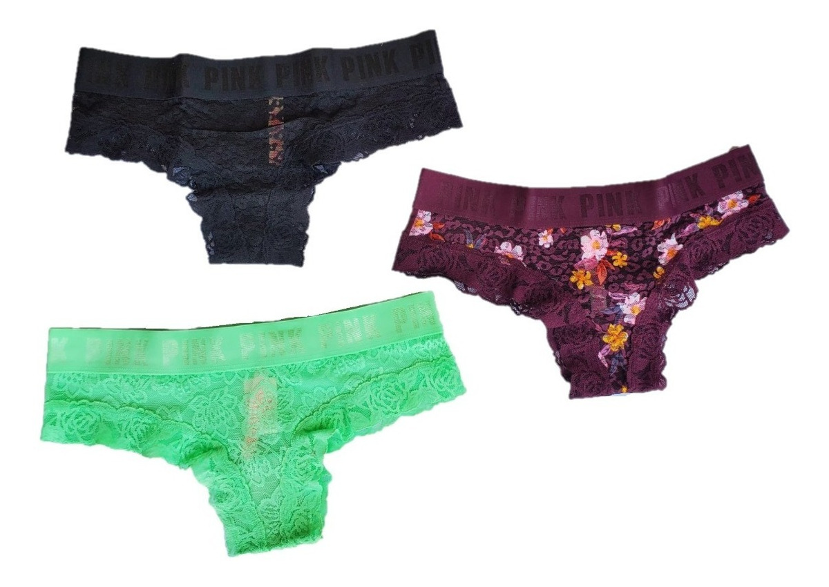 Panties Victorias Secret Pink Logo Varios Modelos Y Tallas Meses sin
