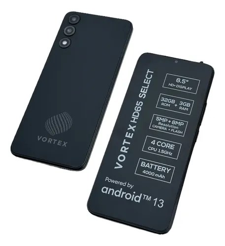 Paquete De 5 Piezas Celular Vortex Hd65 Select 32gb Desbloqueado