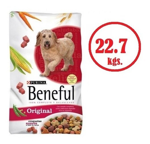 Beneful Adulto Original 22.7kg.croqueta Alimento Perro Razas Envío gratis