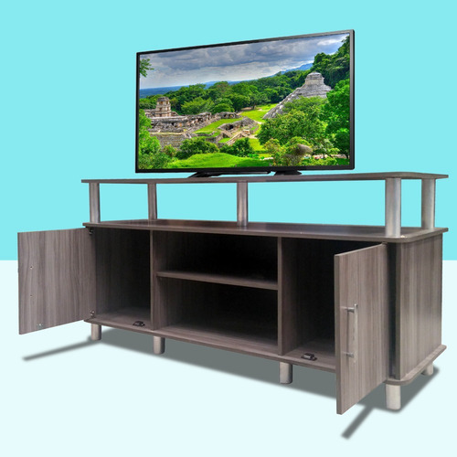 Remates Mx Mueble Para Tv Para Pantalla Lcd Plasma Gris MercadoLibre
