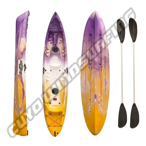 Kayak Sit On Top Kai 3 Remos 1 2 3 Personas Familia 270 Kg