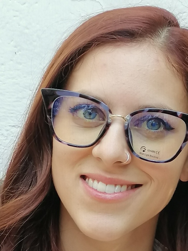 Lentes Cat Eye 97093c15gylp Filtro Antiluz Azul Computadora Mercado Libre