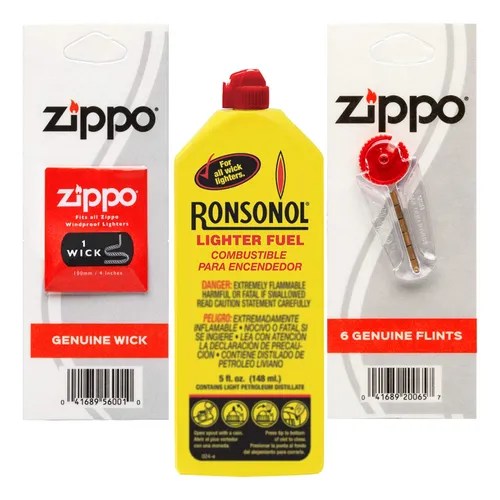 Combustible Ronsonol Zippo 148 Ml 1 Mecha Y 6 Piedras Premiu Meses sin interés