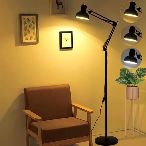 Lampara De Piso Pie Minimalista Led Modernas Luz Ajustable Envío gratis