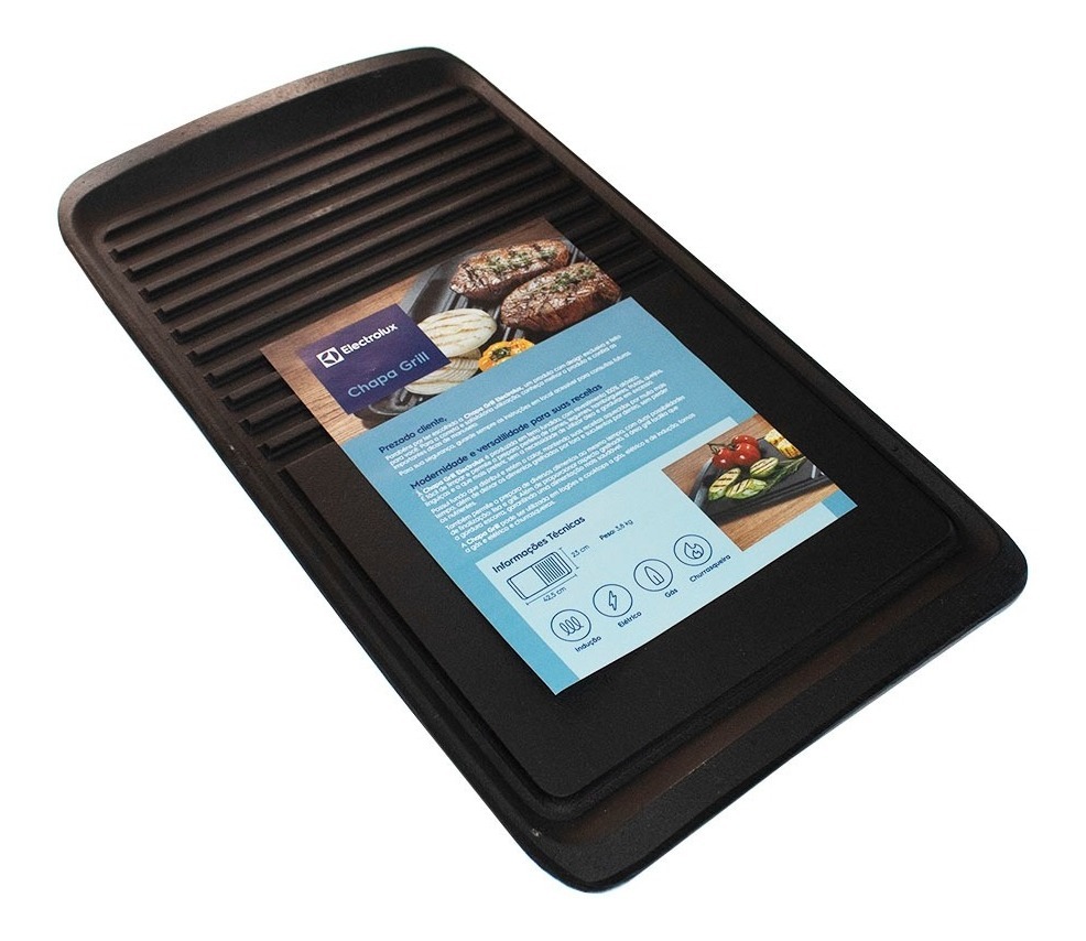 Chapa Grill Grelha Electrolux Para Cooktop Indução E Fogão Mercado Livre