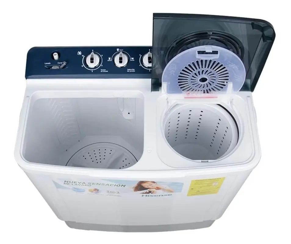 Lavadora 11 Kg Doble Tina Marca Hisense Mod Wsa1102pd Mercado Libre