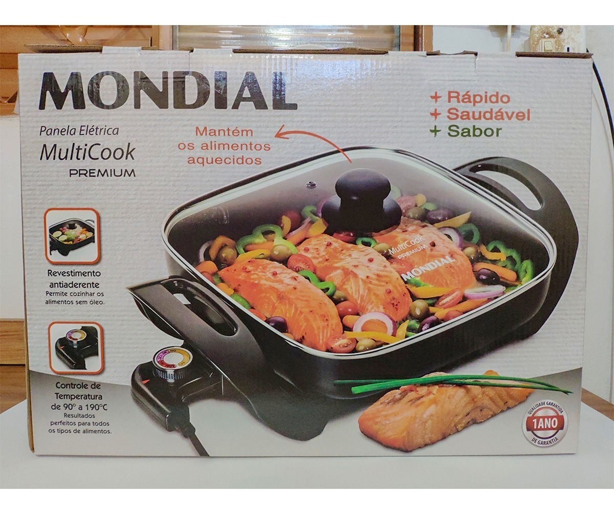 Panela Elétrica Mondial Redonda Multicook Premium Pe03 110 Mercado Livre