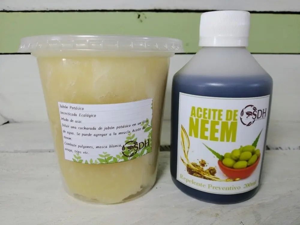 Jabón Potásico Puro 400g + Aceite Neem 200ml Cuotas sin interés