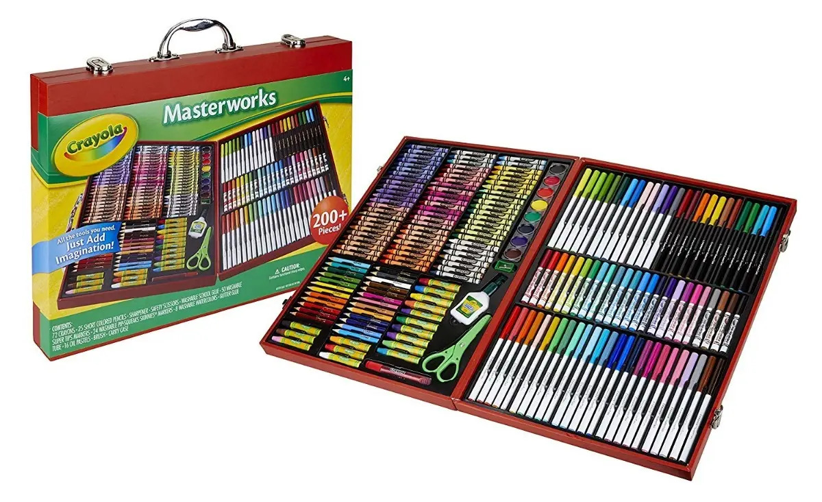 Kit De Arte Dibujo Crayola Masterworks Art Case, Over 200