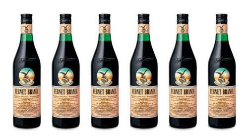 Fernet Branca 750 Ml Caja X6 Unidades Zetta Bebidas | Envío Gratis