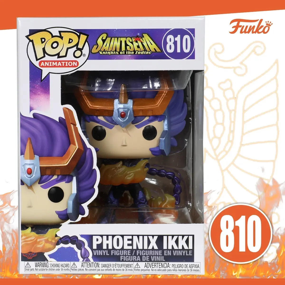Funko Pop Caballeros Del Zodiaco Ikki Fenix Saint Seiya 810 Mercado