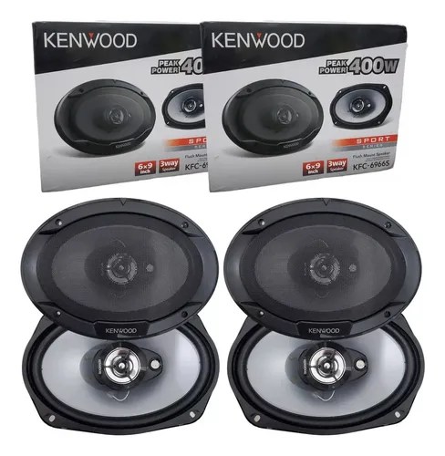 Bocinas Kenwood 6x9 400w 3 Vias Kfc-9666s 2 Pares (4pz) | Envío gratis