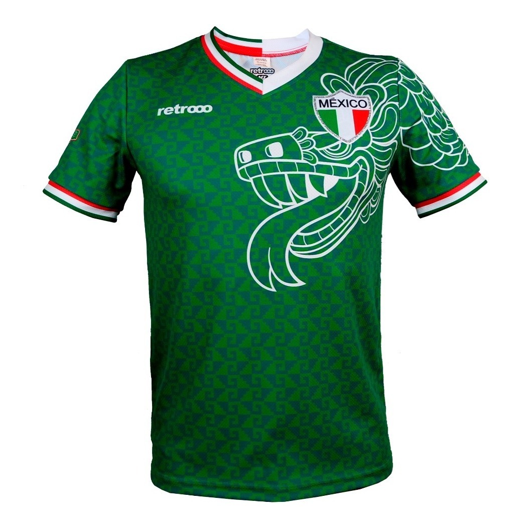 Jersey Retrooo México Quetzalcoatl Negro Meses sin intereses