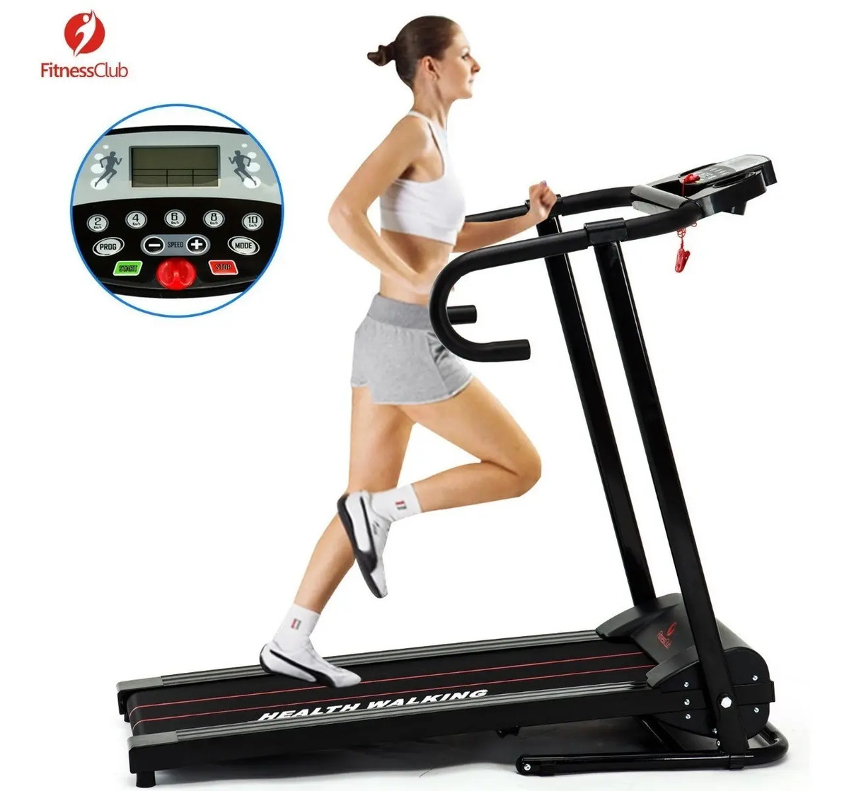 Maquina Caminadora Y Para Correr Eléctrica Led Portatil Mercado Libre