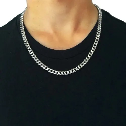 Collares Hombre Cadena Hombre Mujer Collar Eslabón Cubano