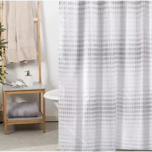 Cortina Baño De Teflón Antihongos Ben Gris Nuevo Modelo | Mercadolibre