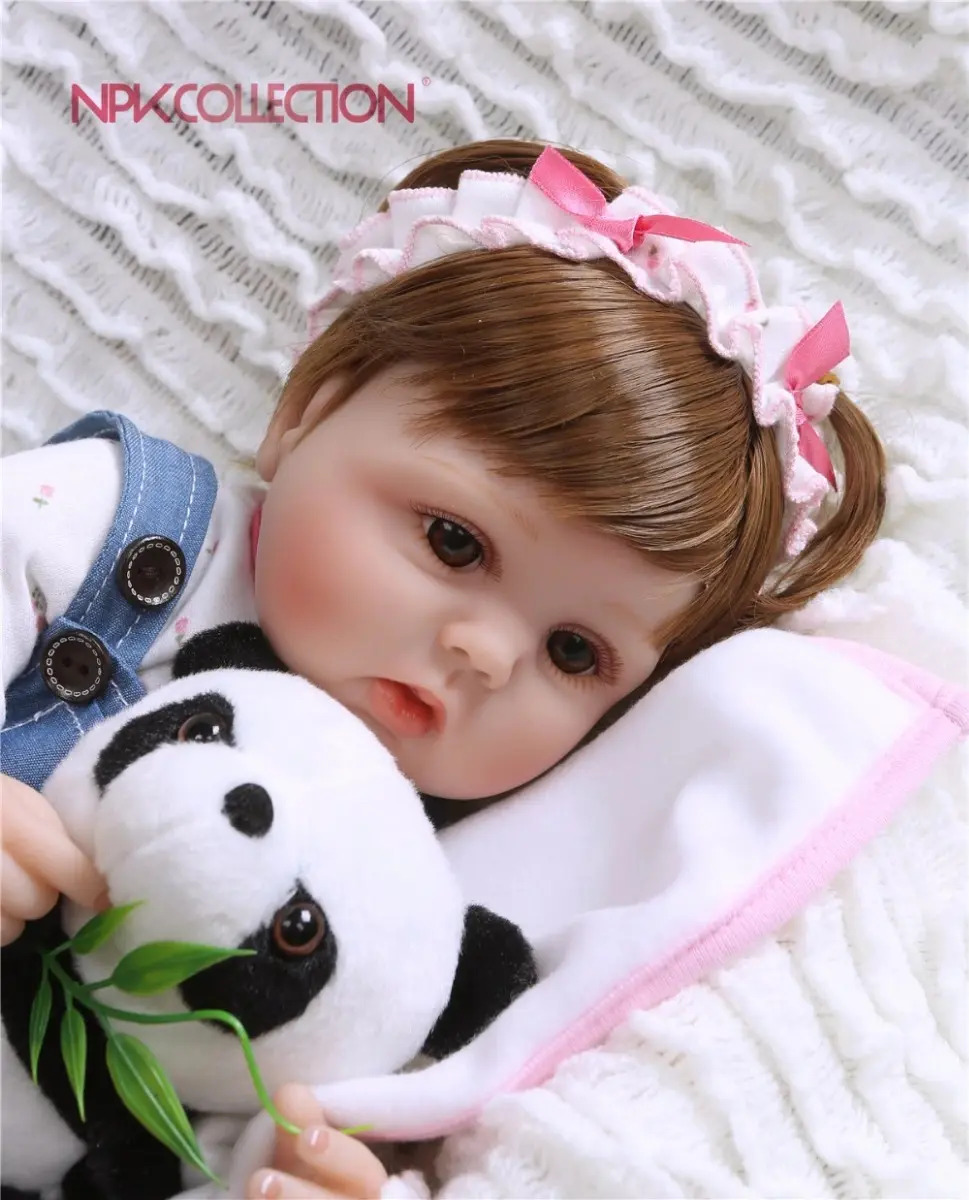 Bebê Reborn Menina Larinha Panda Pronta Entrega Npk
