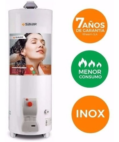 Termotanque A Gas Saiar 120 Litros Carga Sup Gtia Rheem | Mercadolibre