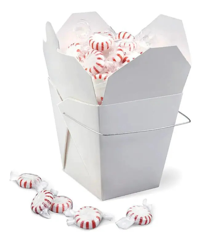100 Cajas Blancas Para Comida China 26oz Envío Gratis Mercado Libre