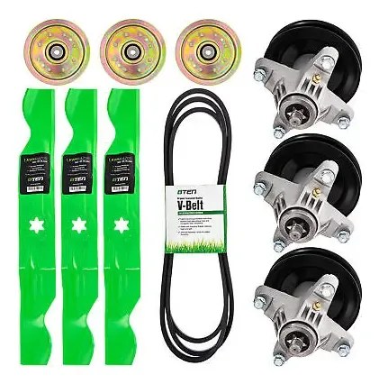 Deck Rebuild Kit Blade Spindle Belt Idler For Mtd Troy B Tgq | MercadoLibre