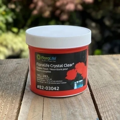 Floralife Crystal Clear Flor Alimentación 300 Polvo 10 Oz Meses sin