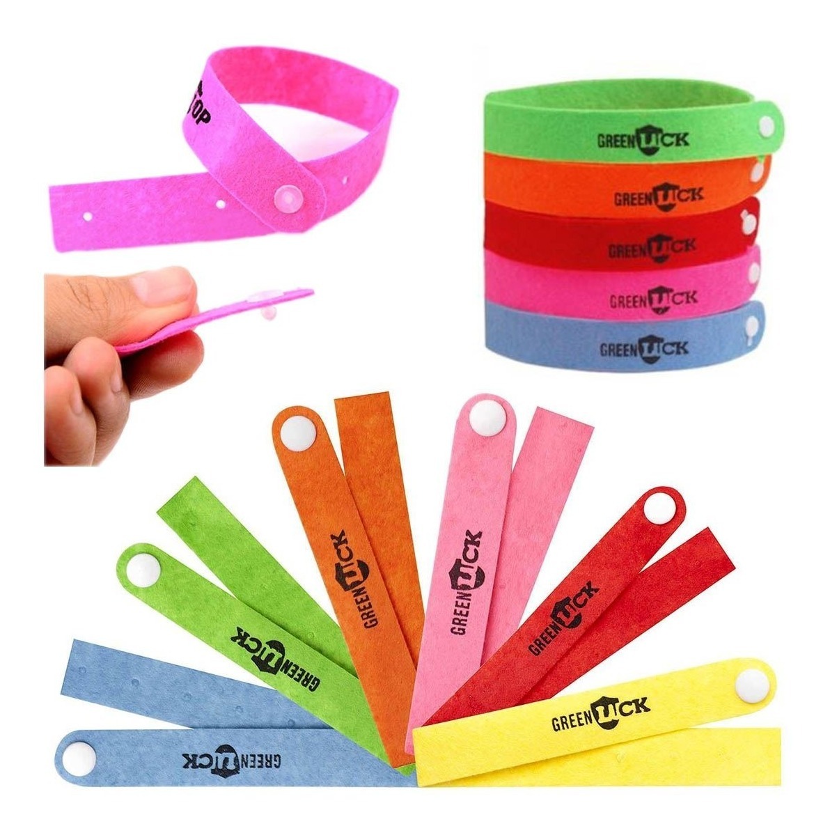 10 Pulseira Repelente Mosquito Dengue Zica Vírus Promoção