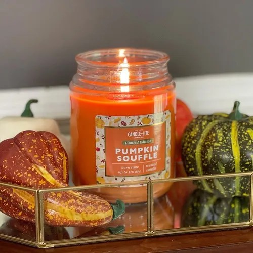 Vela Aromática Candlelite Pumpkin Souffle Ltd Edition 510g Meses sin