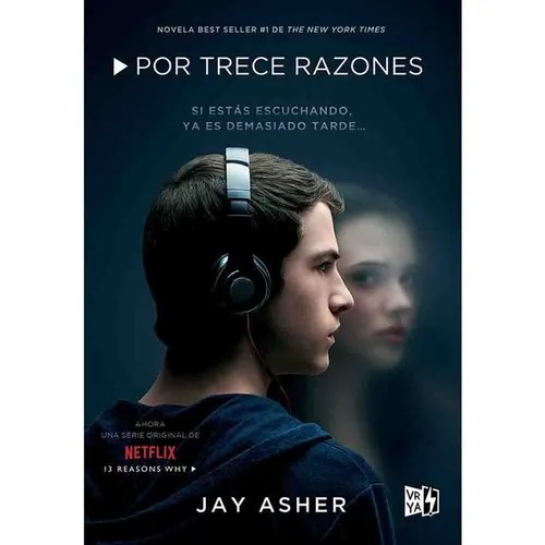 POR TRECE RAZONES (PORTADA NETFLIX) Jay Asher MercadoLibre