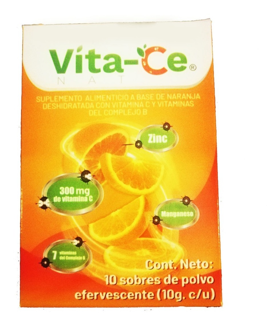 2 Cajas De Vita Ce Nat Con 10 Sobres C/u Refuerza Sis Inmune Envío gratis