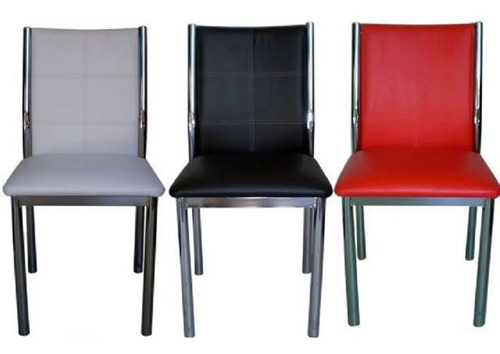 Silla Cromada Sofia Sillas Set Pack X 6 Modernas Reforzadas Living Comedor Cocina Oficina Directo De Fabrica Garantia Cl | Mercadolibre