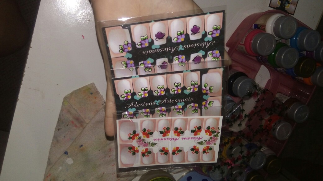 Adesivos Artesanais De Unhas Mercado Livre