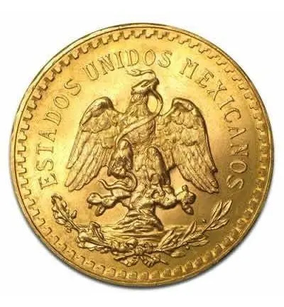 Moneda De Oro , 50 Pesos Mexicanos De Oro. 37, 5 Gramos 24K. | Cuotas Sin Interés