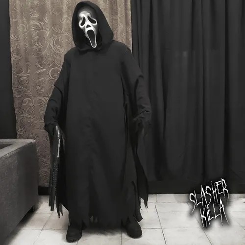 Tunica Scream 6 Con Máscara Incluida Robe Ghostface Disfraz Envío gratis