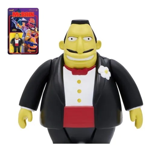 Super7 Reaction Los Simpsons Mcbain Mendoza Super 7 Envío gratis