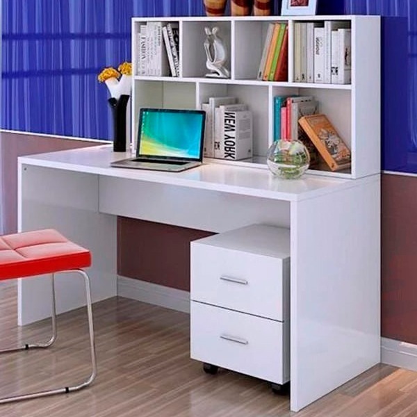 Escritorio Librero Archivador Y Cajonera En Melamina Mercado Libre