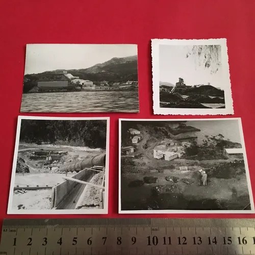4 Fotografías Mina Cobre Cutter Cove Magallanes Chile 1969 Cuotas sin