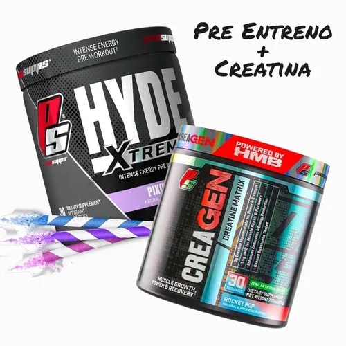 Pack Hyde Xtreme Pixie Dust + Creatina Creagen Prosupps Cuotas sin