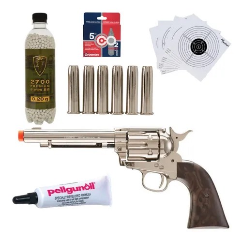 Revolver 6mm Legends Smoke Wagon Airsoft Kit Xchws C Envío gratis