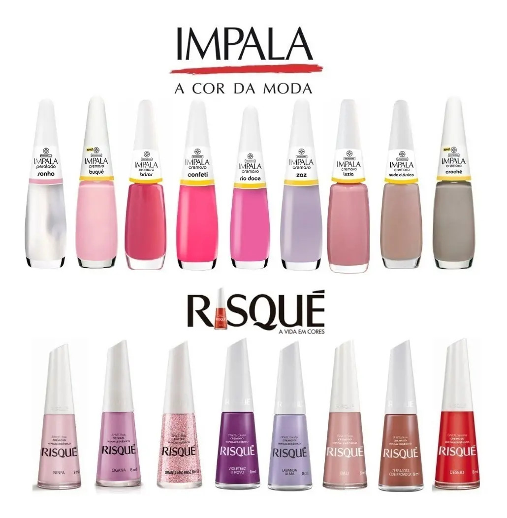 Atacado Esmaltes 15 Risque 15 Impala Para Unhas Em Gel Frete grátis