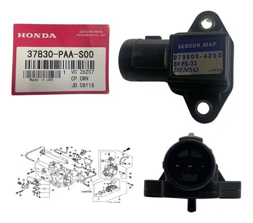 Sensor Map Original Honda Accord 2.3 1998 1999 2000 2001 02