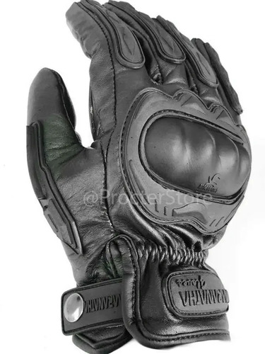 Guantes 100% Cuero Para Moto Con Protecciones Y Térmicos | Mercadolibre