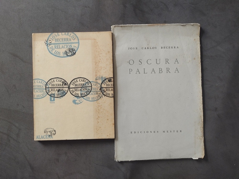 José Carlos Becerra. Oscura Palabra Y Relación De Los Hechos MercadoLibre