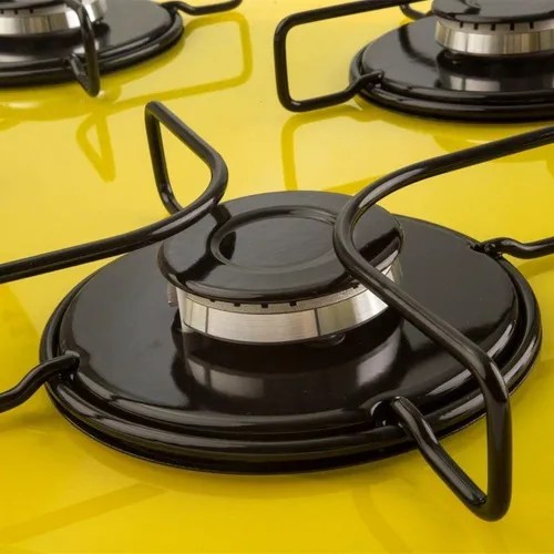 Fogão Cooktop A Gás 4 Bocas Amarelo Fornello Bivolt à venda em Porto