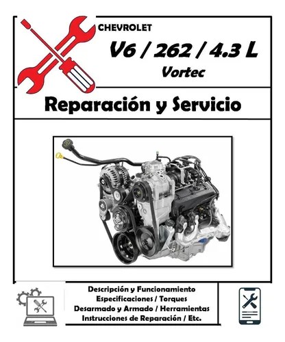 Diagramas Electricos Chevrolet Motor V6 262 Vortec 4.3 L en venta en