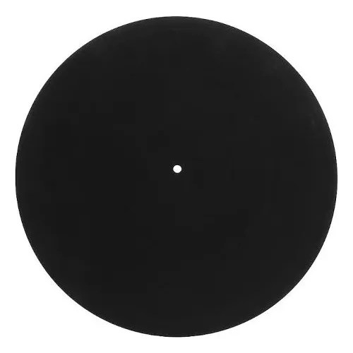 Slipmats Tapete Tornamesa Deslisador Fieltro Negro Meses sin interés