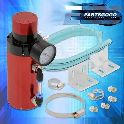 For Ford Car Engine Bypass Oil Line Catch Can Tank Breat Aac Indicado