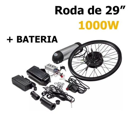 Kit Bicicleta Eletrica Roda Traseira 48v 1000w Com Bateria Mercado Livre