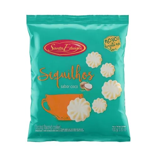 Biscoito Sequilho Coco Santa Edwiges Pacote 100g