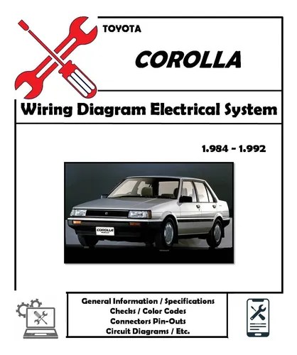 Diagrama Electrico Toyota Corolla 1984-1992 | MercadoLibre